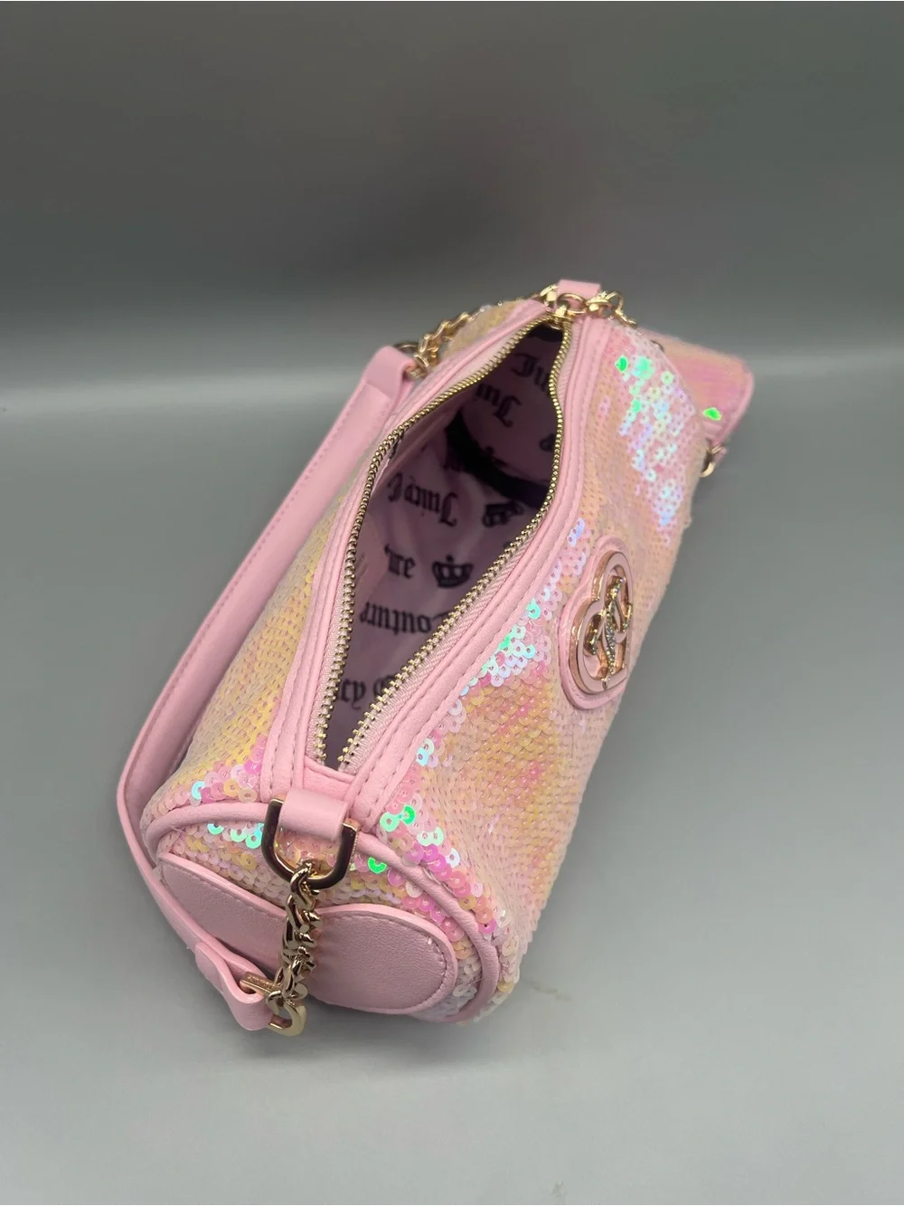 Juicy couture sequin shoulder bag purse